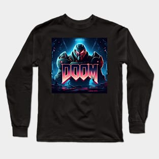 Cyber Doom Guy Long Sleeve T-Shirt